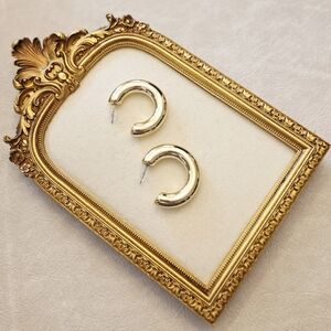 Elegant Gold Hoop Earrings